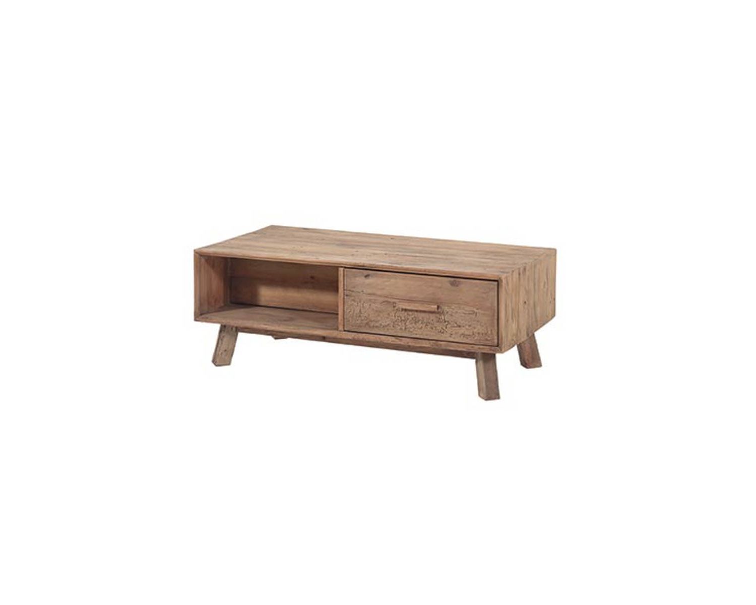 Table basse 2 tiroirs pin "Kyrwood"