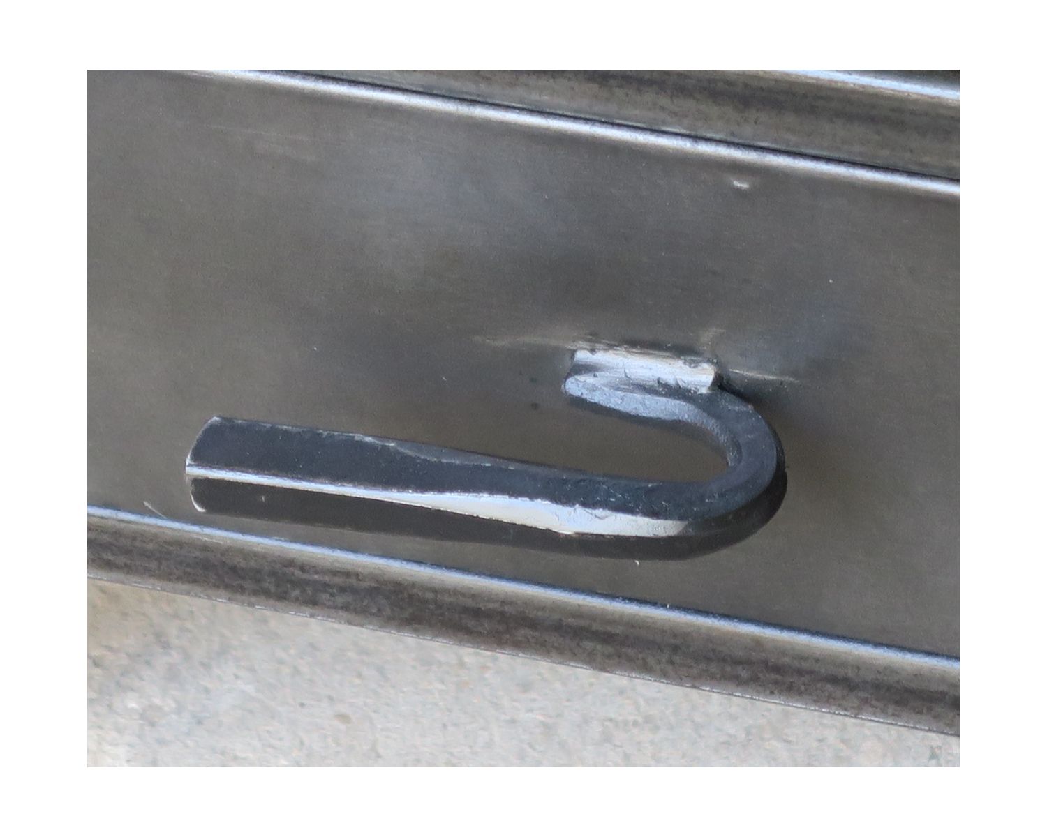 Table basse métal et verre carrée 85 cm "Black Cook"