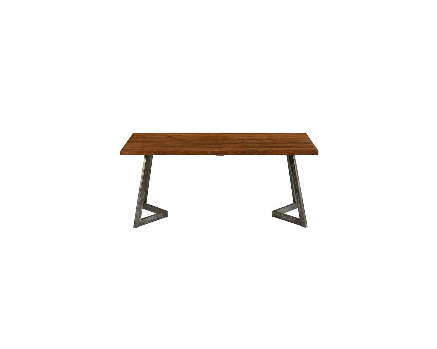 Table à dîner en bois recyclé et pieds métal factory 180 cm "Talmo"