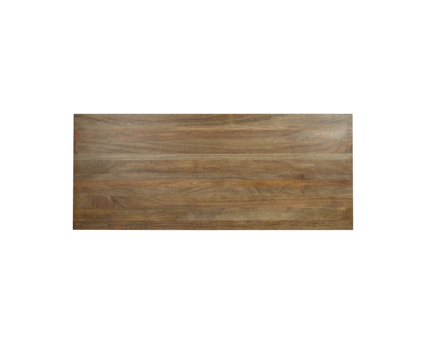 Grande table de repas 8/10 places style chic noire et bois "Legacy"