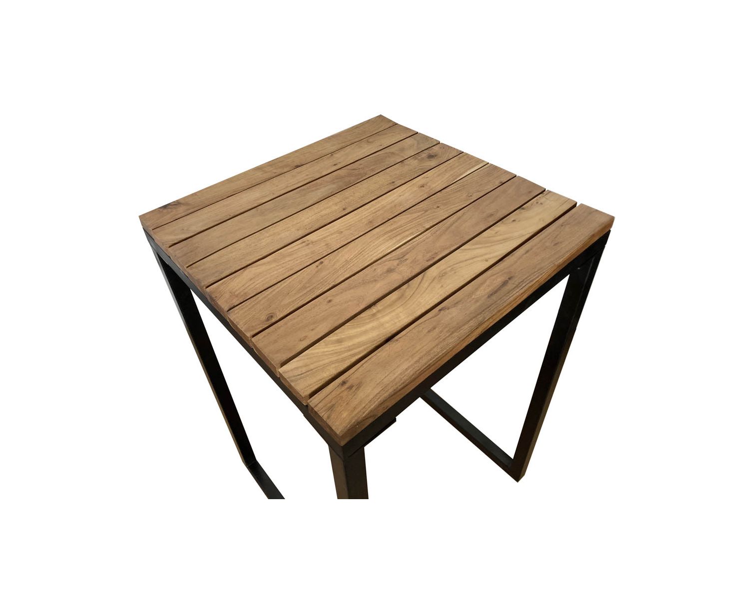 Mange-debout carré en bois exotique 70x70 cm "Garden"