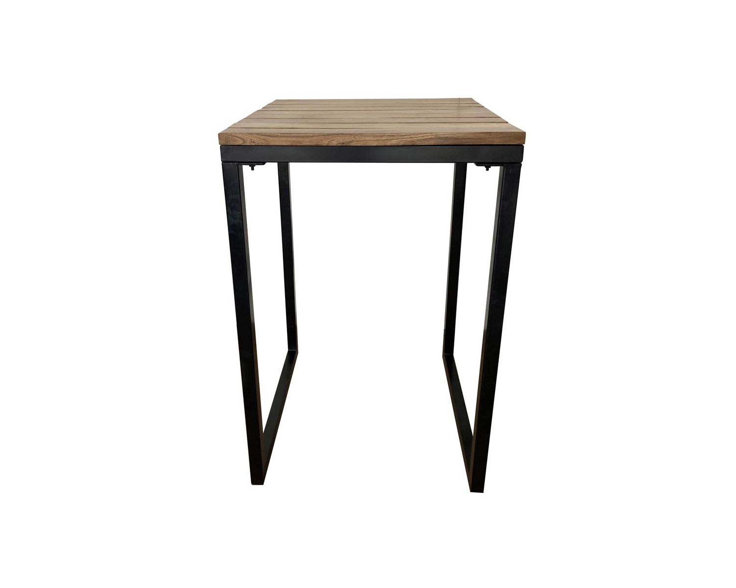 Mange-debout carré en bois exotique 70x70 cm "Garden"