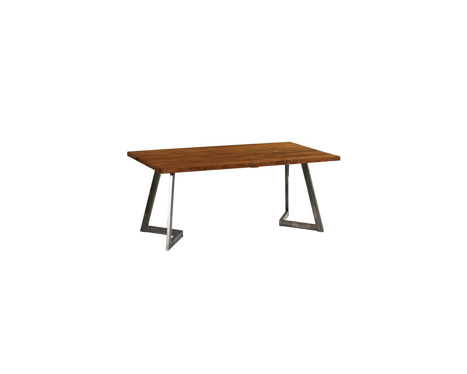 Table à dîner en bois recyclé et pieds métal factory 180 cm "Talmo"