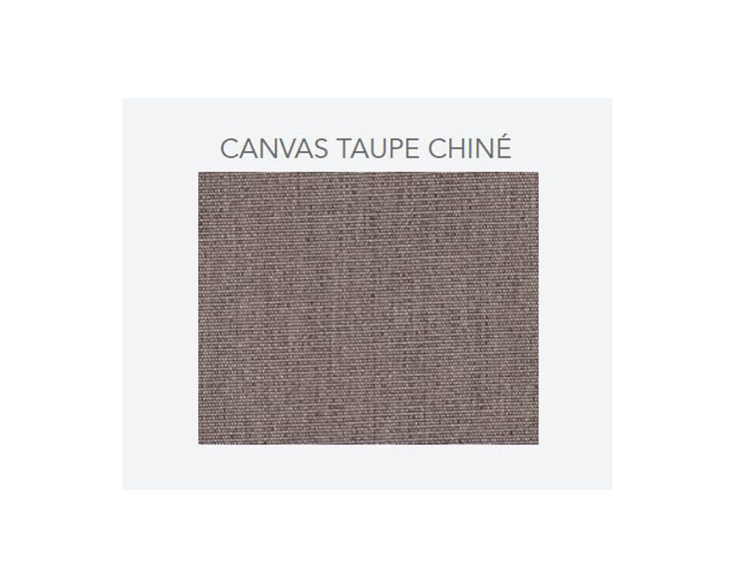 Bain de soleil haut de gamme matelassé alu blanc tissu taupe "Terrasse"