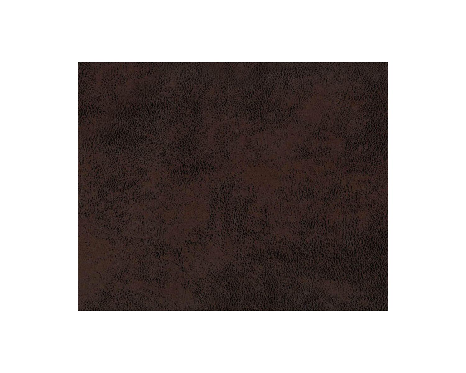 Canapé droit 3 places "Thomson" tissu microfibre marron
