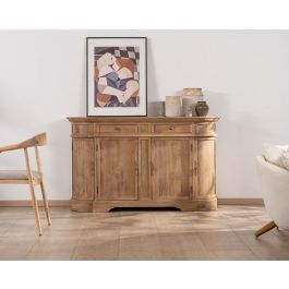 Bahut en manguier massif avec bords arrondis 150 cm "Eglantine"