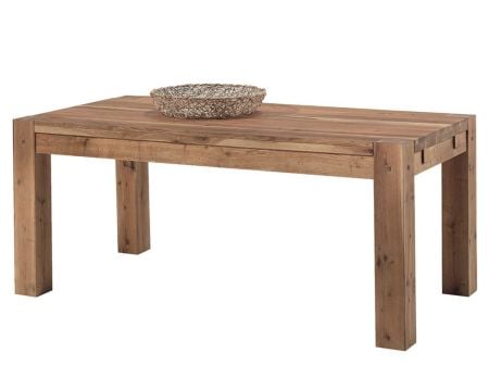 Table de repas rectangulaire en chêne massif 180cm "Lodge Casita"