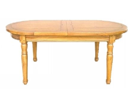 Table ovale 180cm chêne massif "Antique"