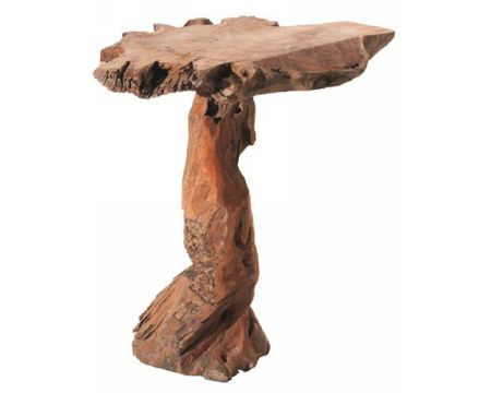 Table haute teck massif "Farmer" Casita