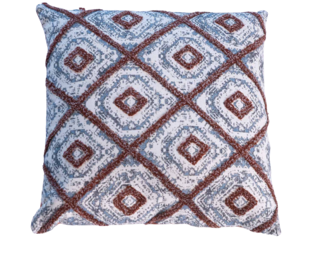 Coussin déco en coton imprimé "Foreign" format carré 45 x 45 cm