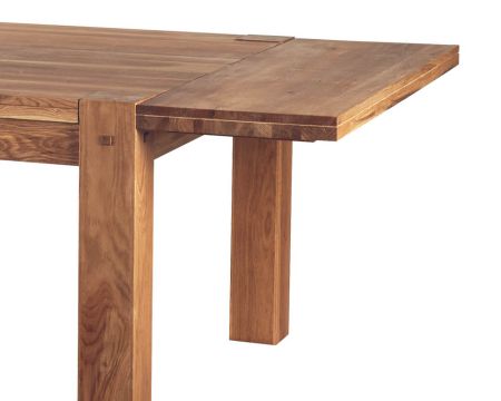 Allonge en chêne massif pour table carrée 120x120cm "Lodge Casita"