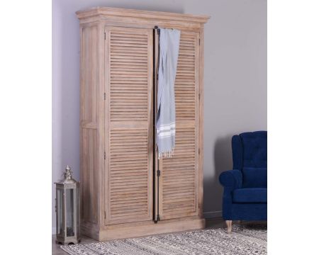 Armoire persienne 128 cm en manguier "Persienne"