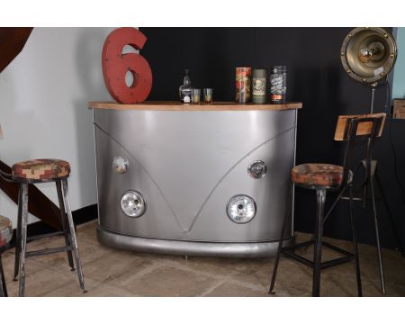 Meuble Bar industriel WW "Route 66"