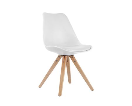 Chaise design scandinave grise "Scandinave lounge"