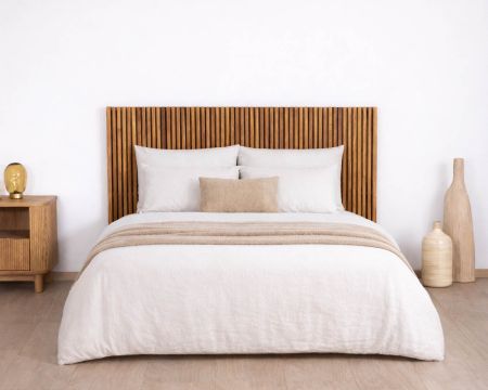 Tête de lit en chêne huilé style Newtro “Winton” 160 cm