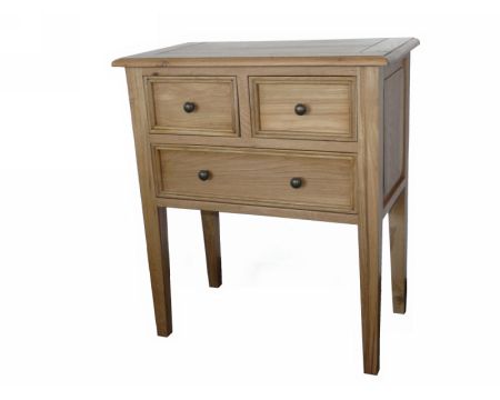 Commode chêne massif 3 tiroirs "Campagnol"