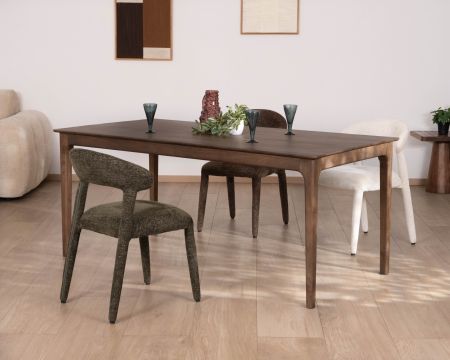 Table de repas 180 cm en manguier design épuré "Amok"