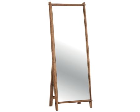 Miroir sur pied style psyché pin recyclé "Kyrwood" hauteur 165 cm