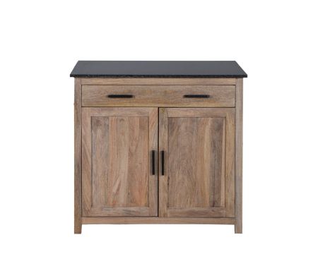 Meuble de cuisine bois massif 2 portes 94 cm "Grand Chef"