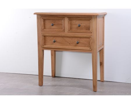 Commode chêne massif 3 tiroirs "Campagnol"