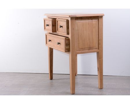 Commode chêne massif 3 tiroirs "Campagnol"