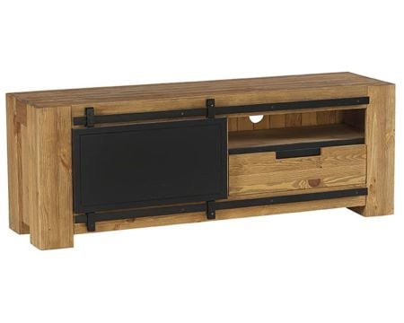 Meuble TV porte coulissante en 148 cm "Cooper"