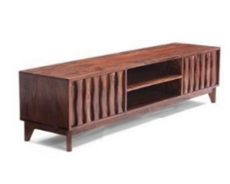 Meuble tv en bois massif style vintage "Madras" 145 cm