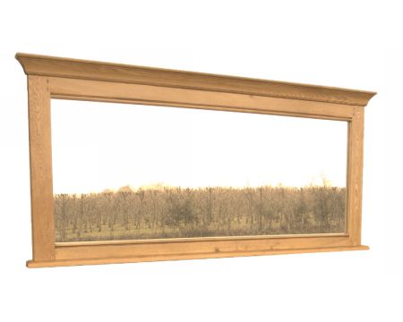 Miroir chêne massif "Antique" 186x102cm