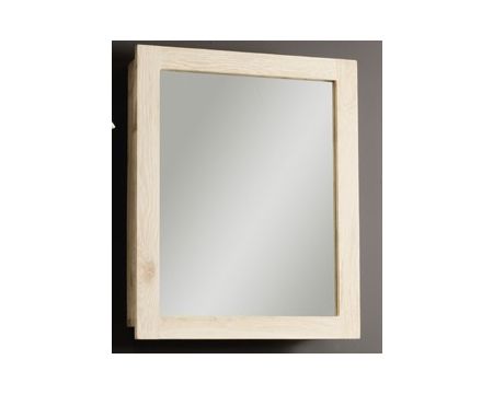 Miroir avec étagère chêne massif "Capio"