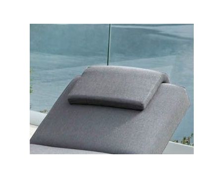 Têtière en tissu bleu pour chaise longue "Nusa Pedina"