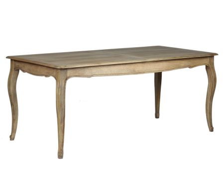 Table de repas classique chic avec extension 180-220 cm "Legacy"