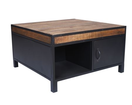 Table basse avec rangement "Atelier"