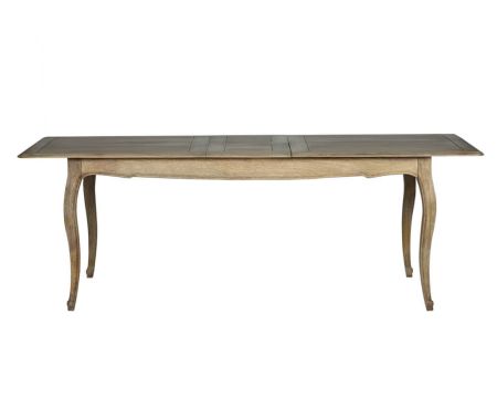 Table de repas classique chic avec extension 180-220 cm "Legacy"