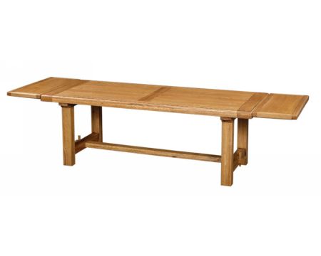 Table de ferme chêne massif "Antique" 220cm