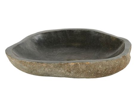 Grande vasque à poser en pierre de rivière naturelle "Stone"