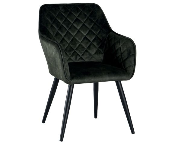 Chaise de repas accoudoir KAKI  "Sando"