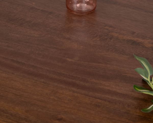 Table de repas extensible 190-250 cm en manguier foncé avec pieds étoile "Sheffield"