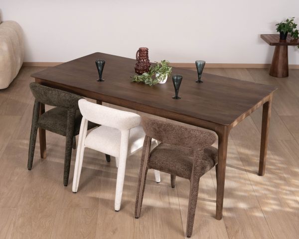 Table de repas 180 cm en manguier design épuré "Amok"