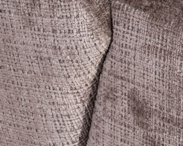 Petit fauteuil pivotant esprit chauffeuse contemporaine en tissu bouclette gris cendré "Marylin"