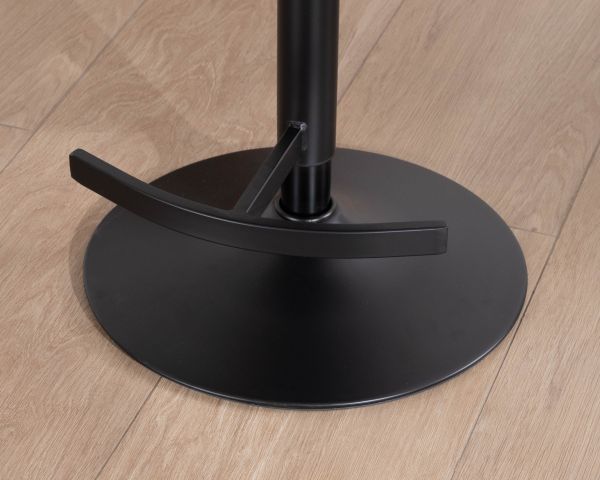 Lot de 2 chaises hautes réglables en hauteur "Topley" confort matelassé en velours vert sauge