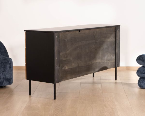 Buffet en frêne massif style newtro "Sydney" 160 cm