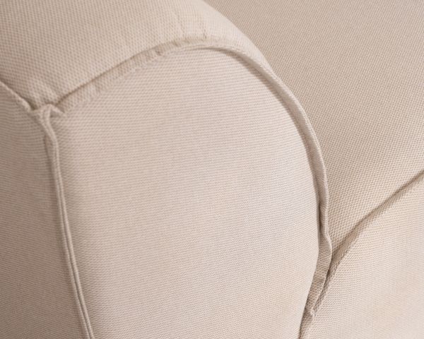 Canapé outdoor en 2 modules "Sunset Bay" tissu spécial extérieur crème