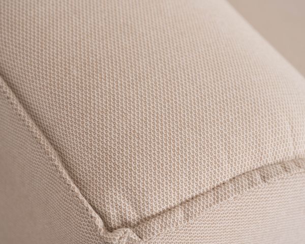 Canapé outdoor en 2 modules "Sunset Bay" tissu spécial extérieur crème