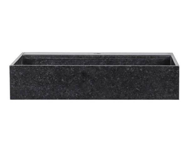 Evier 1 bac en granit noir à poser - 9013