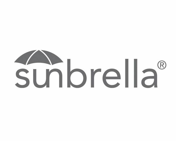 Bain de soleil double en tissu sunbrella taupe et aluminium "Nusa Pedina"